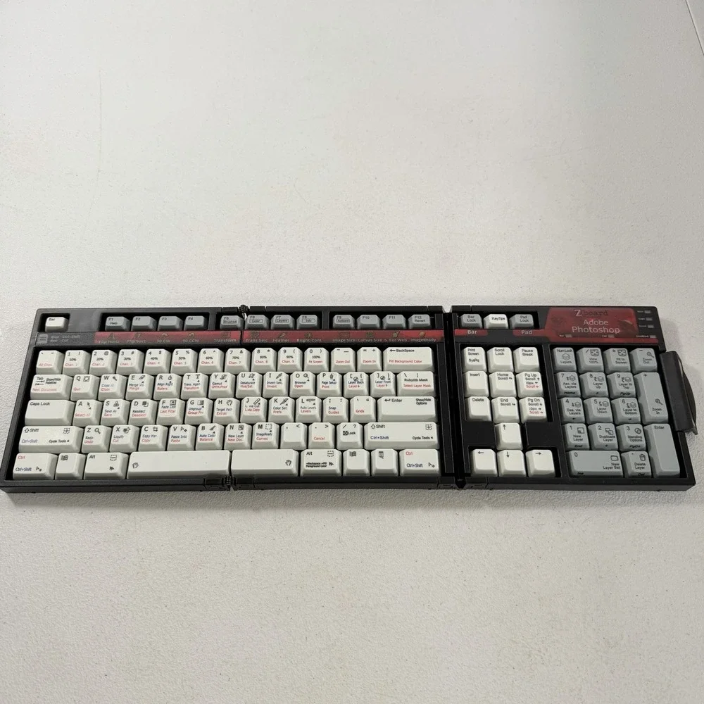 Zboard Keyboard Keyset Overlay Adobe Photoshop Foldable
